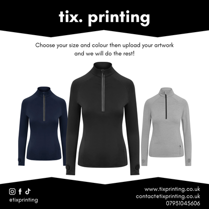 AWDis Ladies Cool-Flex™ Half Zip Top