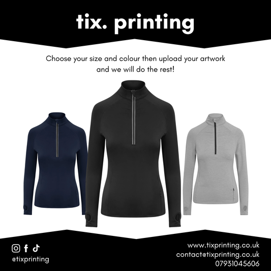 AWDis Ladies Cool-Flex™ Half Zip Top