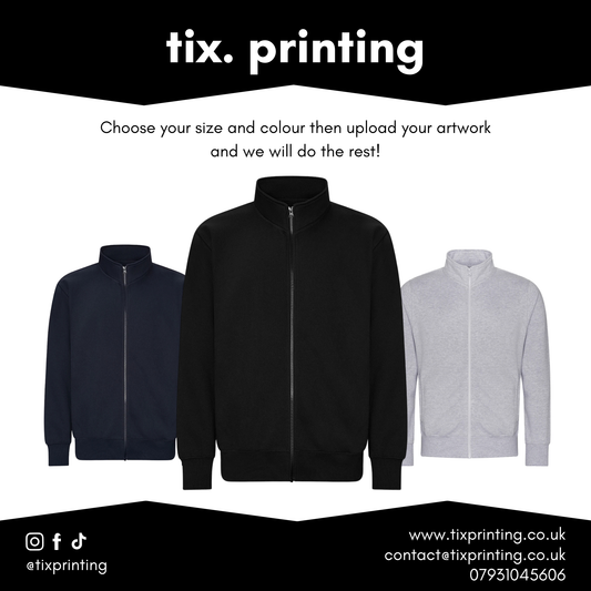 AWDis Campus Full Zip Sweatshirt