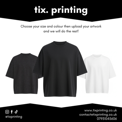AWDis Heavyweight Boxy Cropped 240 T-Shirt