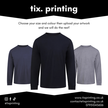 AWDis Long Sleeve 180 T-Shirt