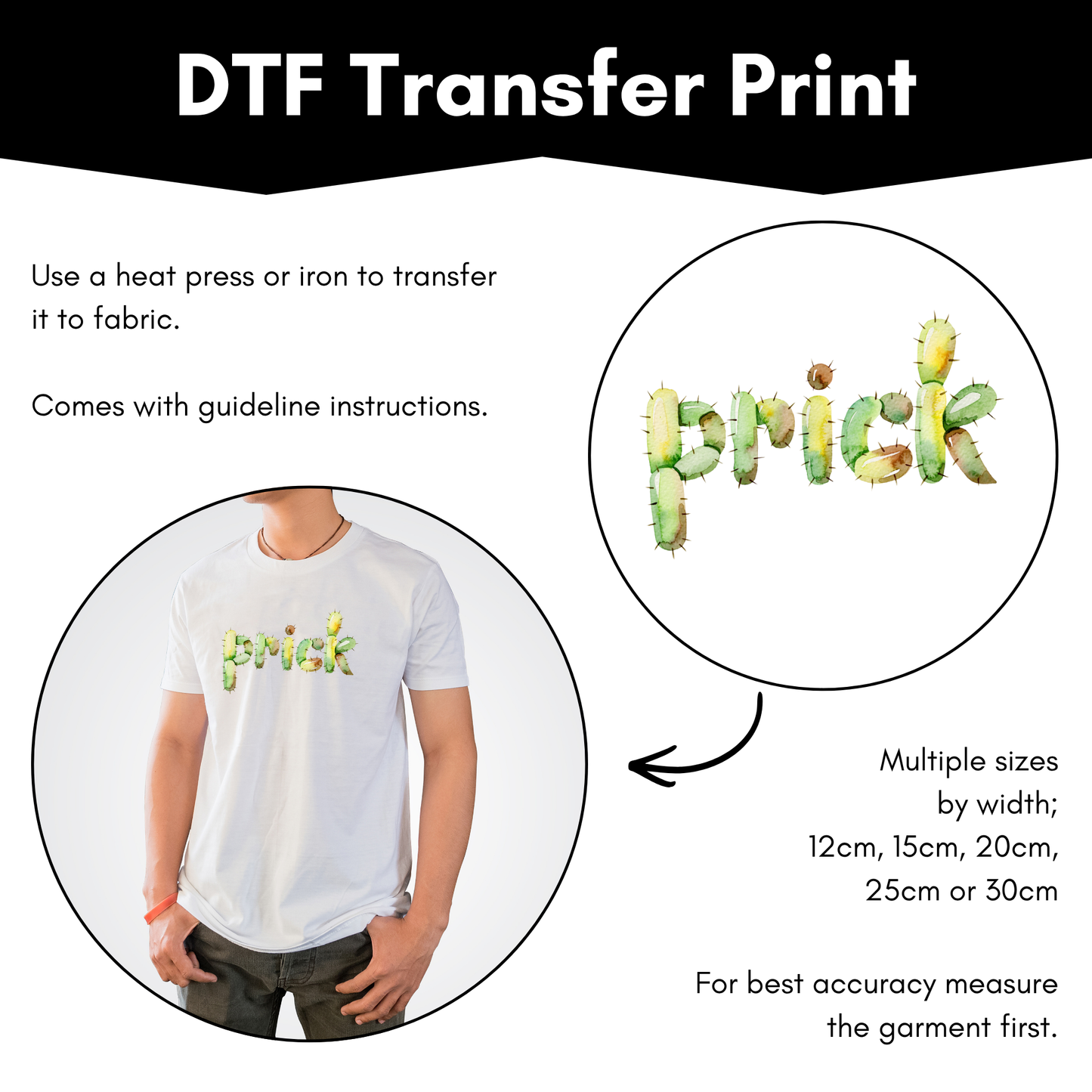 DTF Transfer Sheet - Cactus P***k