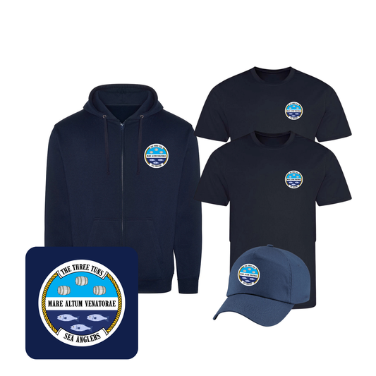 The Three Tuns Sea Anglers: Outdoor Bundle (Option 1: Navy)