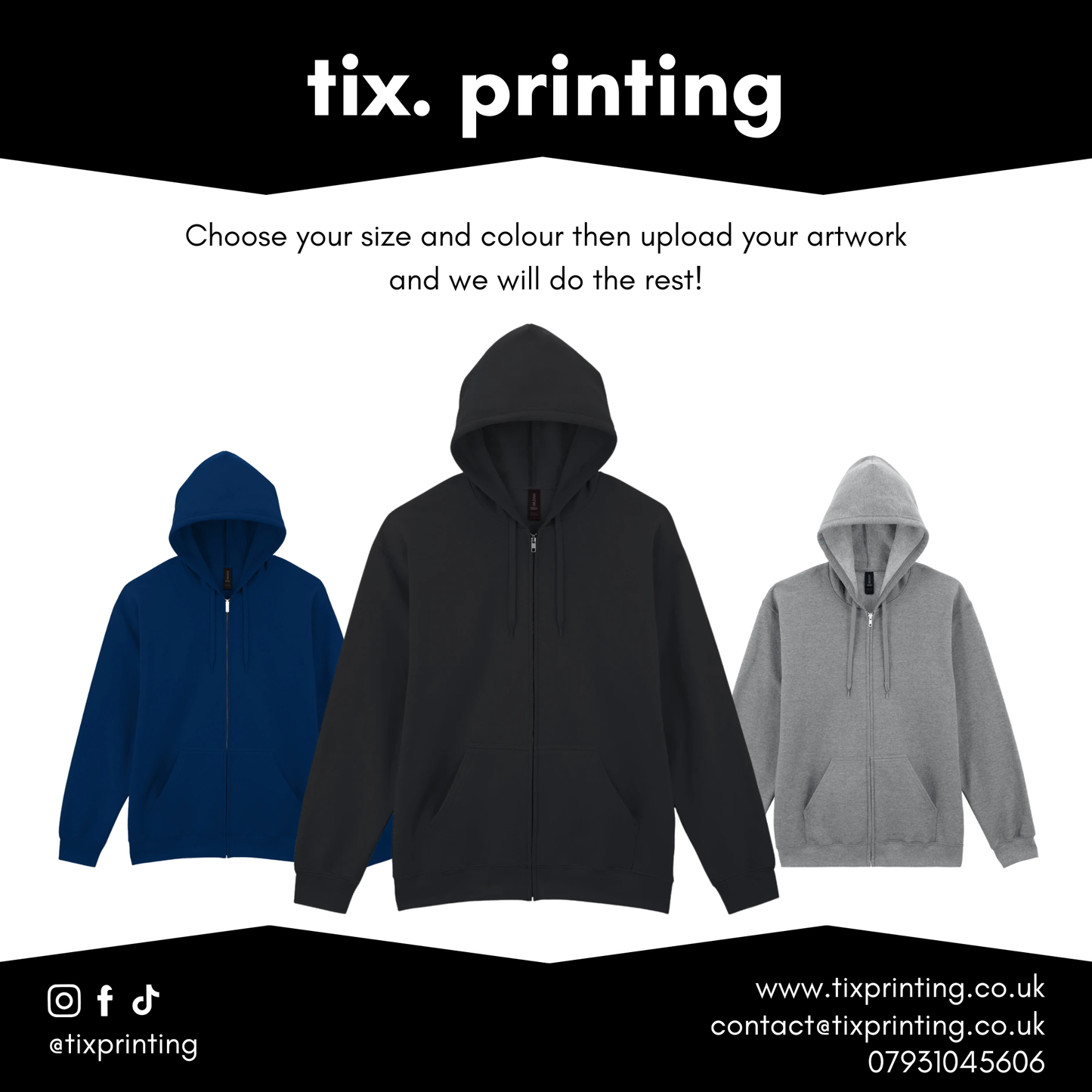 Gildan SoftStyle® Midweight Full Zip Hooded Sweatshirt