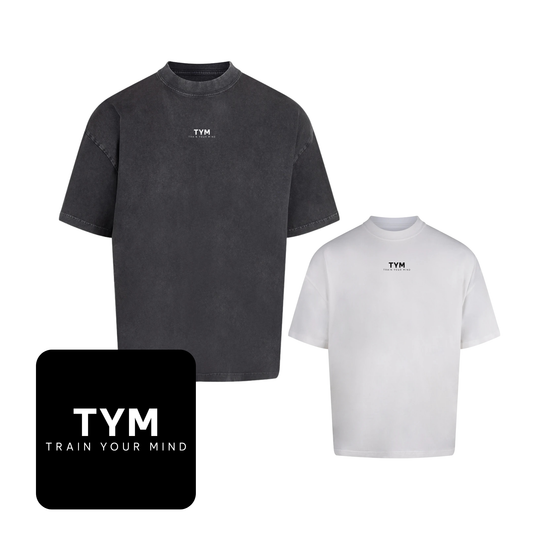 TYM Distortion Washed Oversized T-Shirt