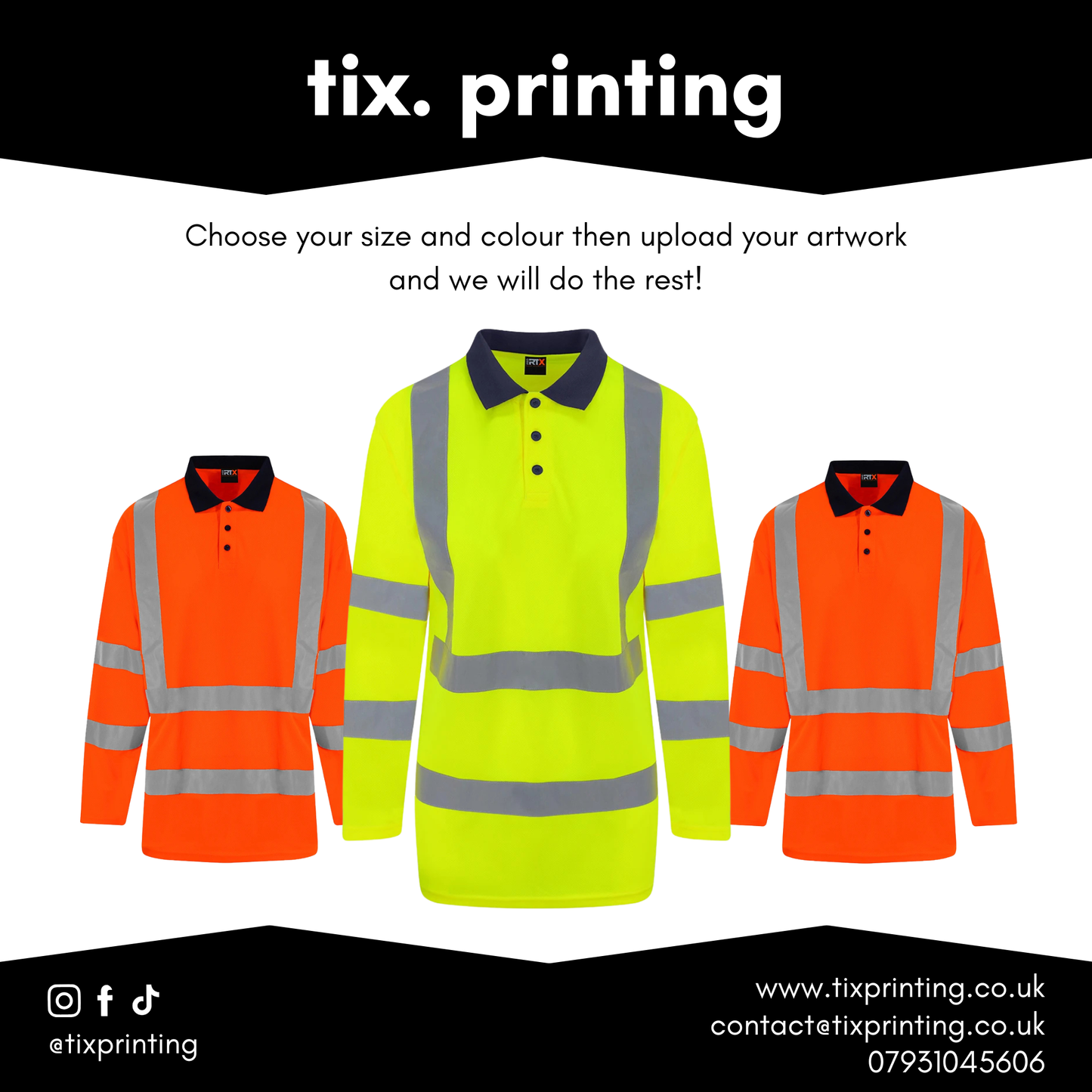 Pro RTX High Visibility Long Sleeve Polo Shirt