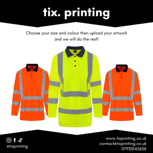 Pro RTX High Visibility Long Sleeve Polo Shirt