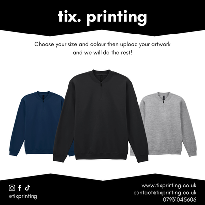 Gildan SoftStyle® Midweight Fleece 1/4 Zip Sweatshirt