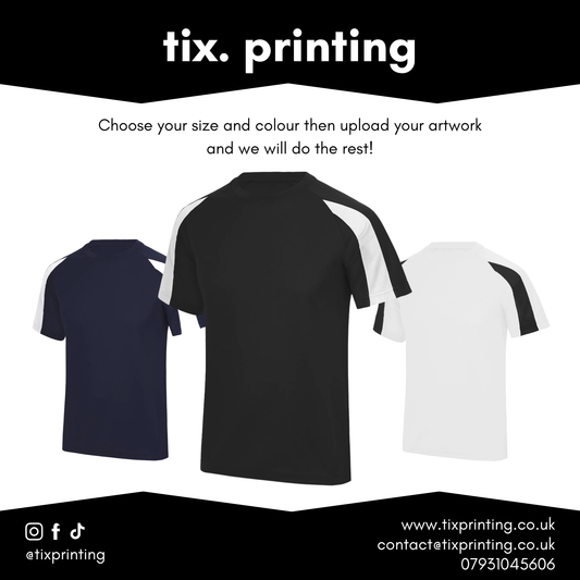 AWDis Cool Contrast Wicking T-Shirt