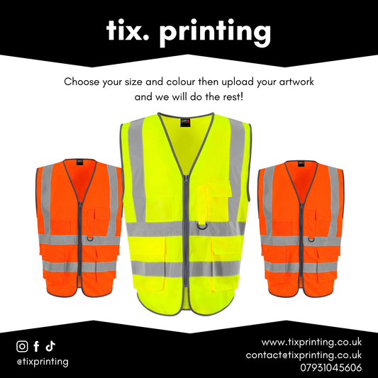 Pro RTX High Visibility Executive Waistcoat