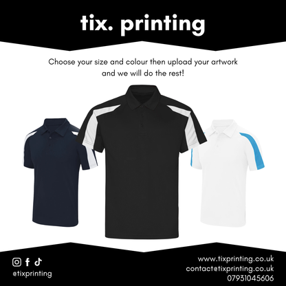 AWDis Cool Contrast Polo Shirt