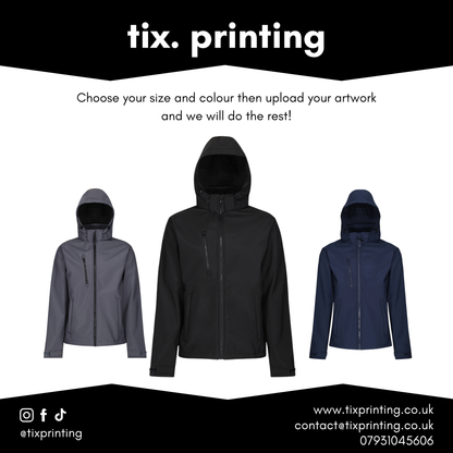 Regatta Venturer Three Layer Hooded Soft Shell Jacket