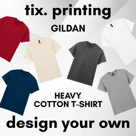 Design Your Own - Men's Gildan Heavy Cotton T-Shirt