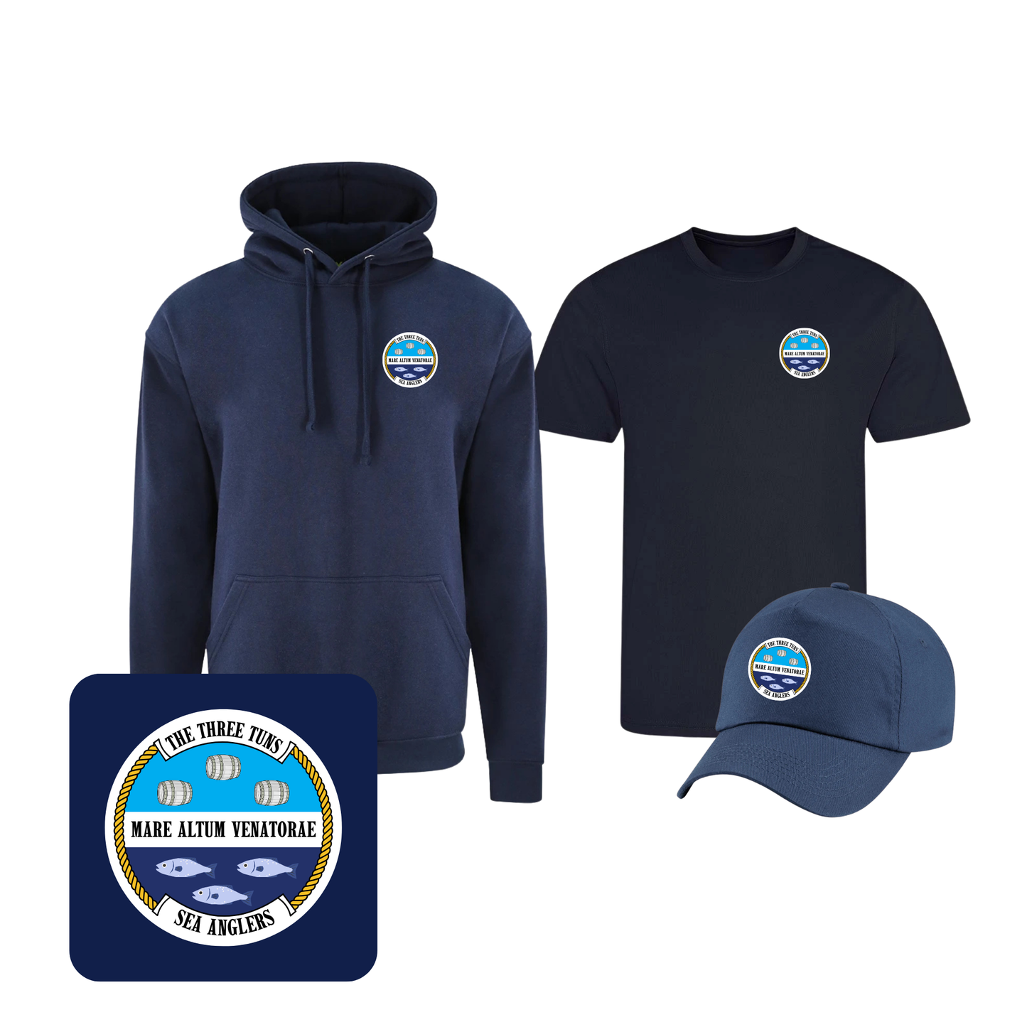 The Three Tuns Sea Anglers: Cool Bundle (Option 2: Navy)