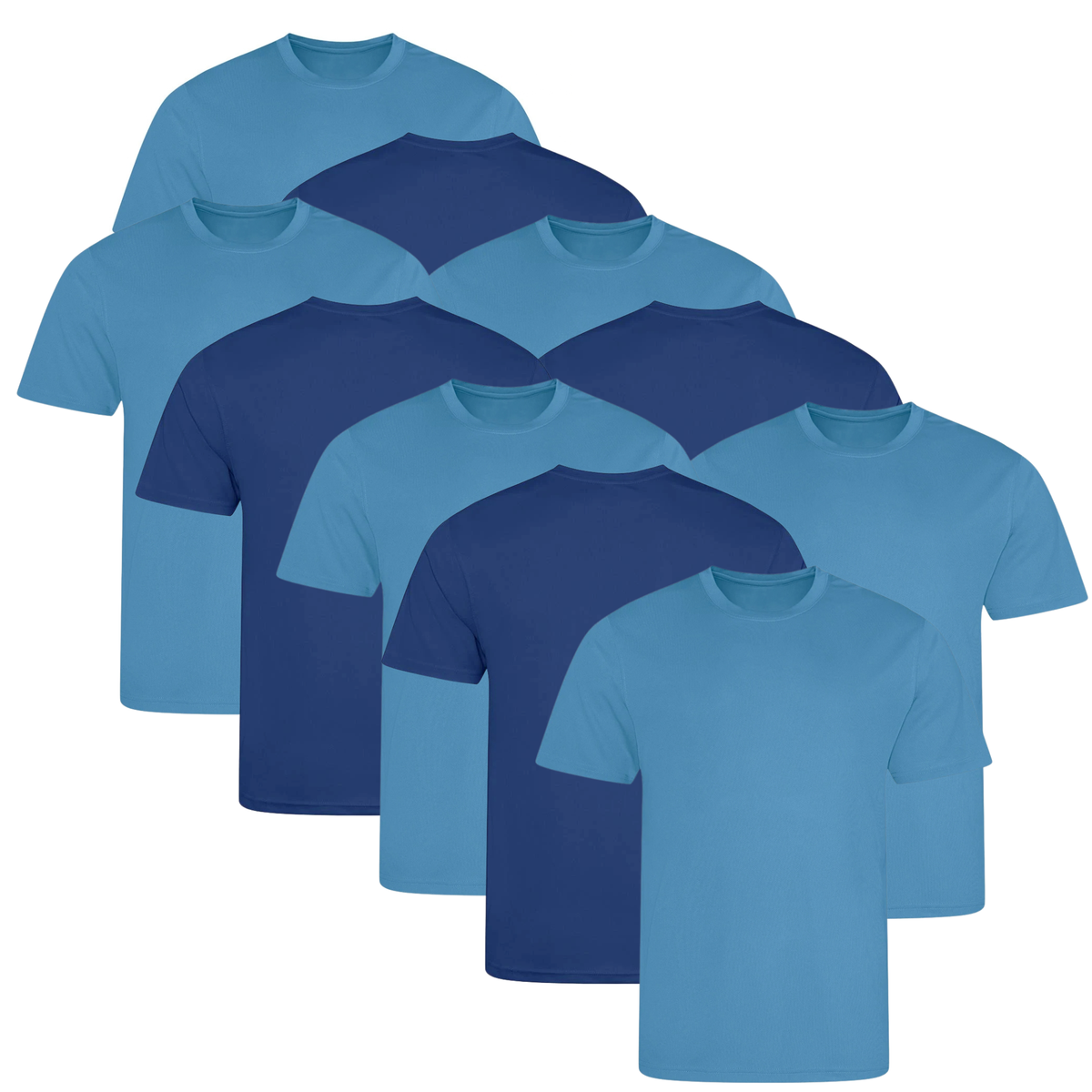 10 AWDis Just Cool JC001 short-sleeve performance T-shirt with crew neckline