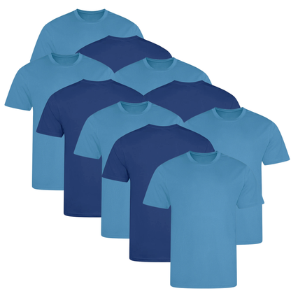 10 AWDis Just Cool JC001 short-sleeve performance T-shirt with crew neckline
