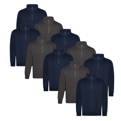 10 Pro RTX RX305 quarter-zip sweatshirt for personalised workwear