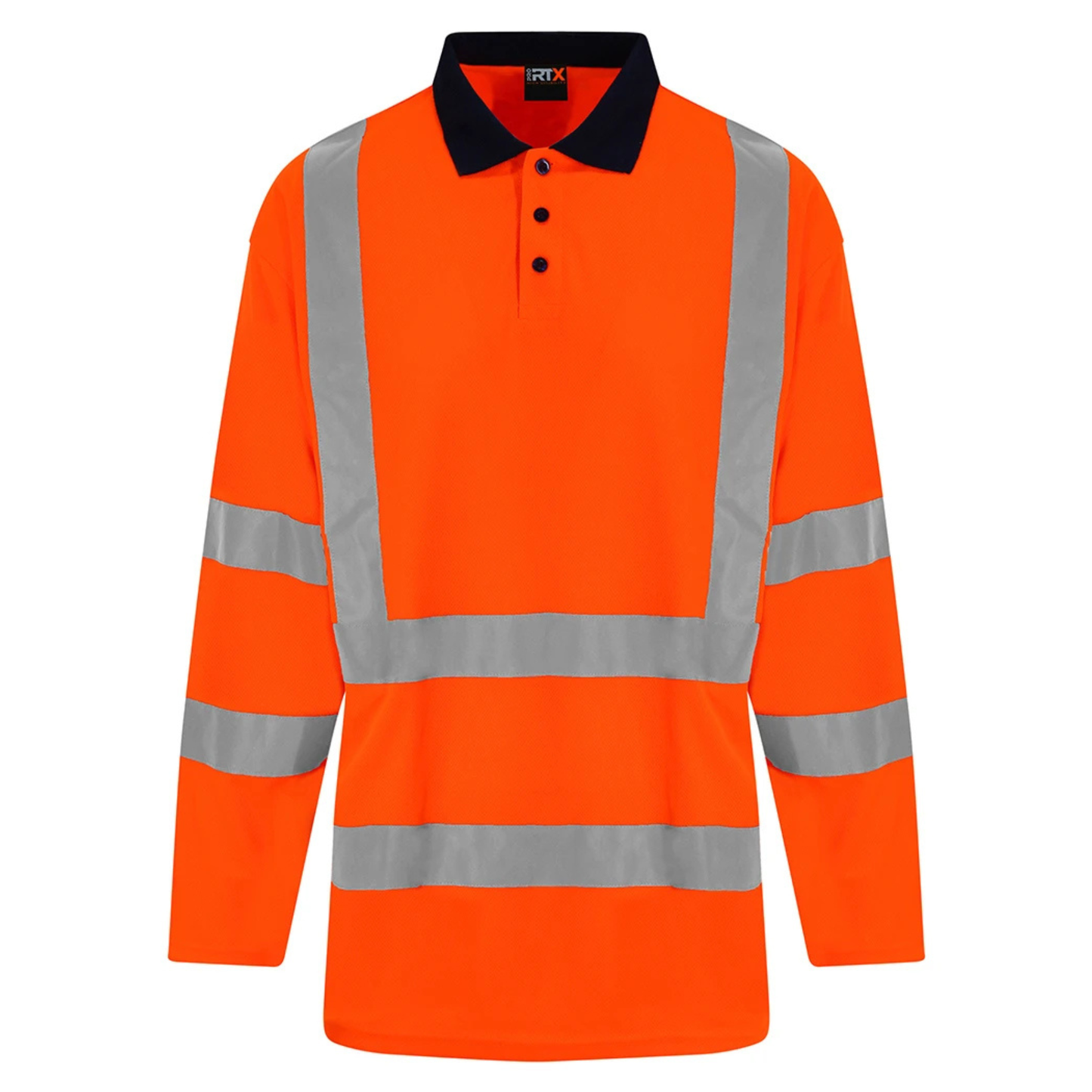 Pro RTX High Visibility Long Sleeve Polo Shirt