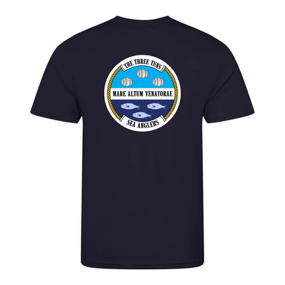 The Three Tuns Sea Anglers Cool T-Shirt (Navy)